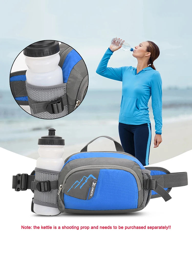 Alloet Fanny Pack Running Belt with Bottle Holder Hydration