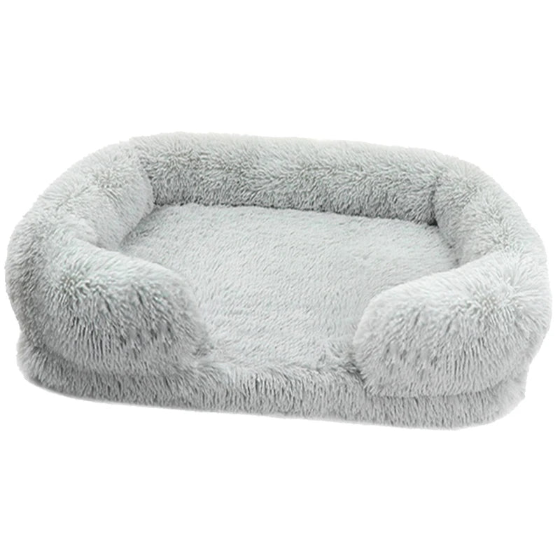 Jiangsu Thickened Orthopedic Dog Bed With Egg Sponge And Easy To Remove Washable Plush Cover