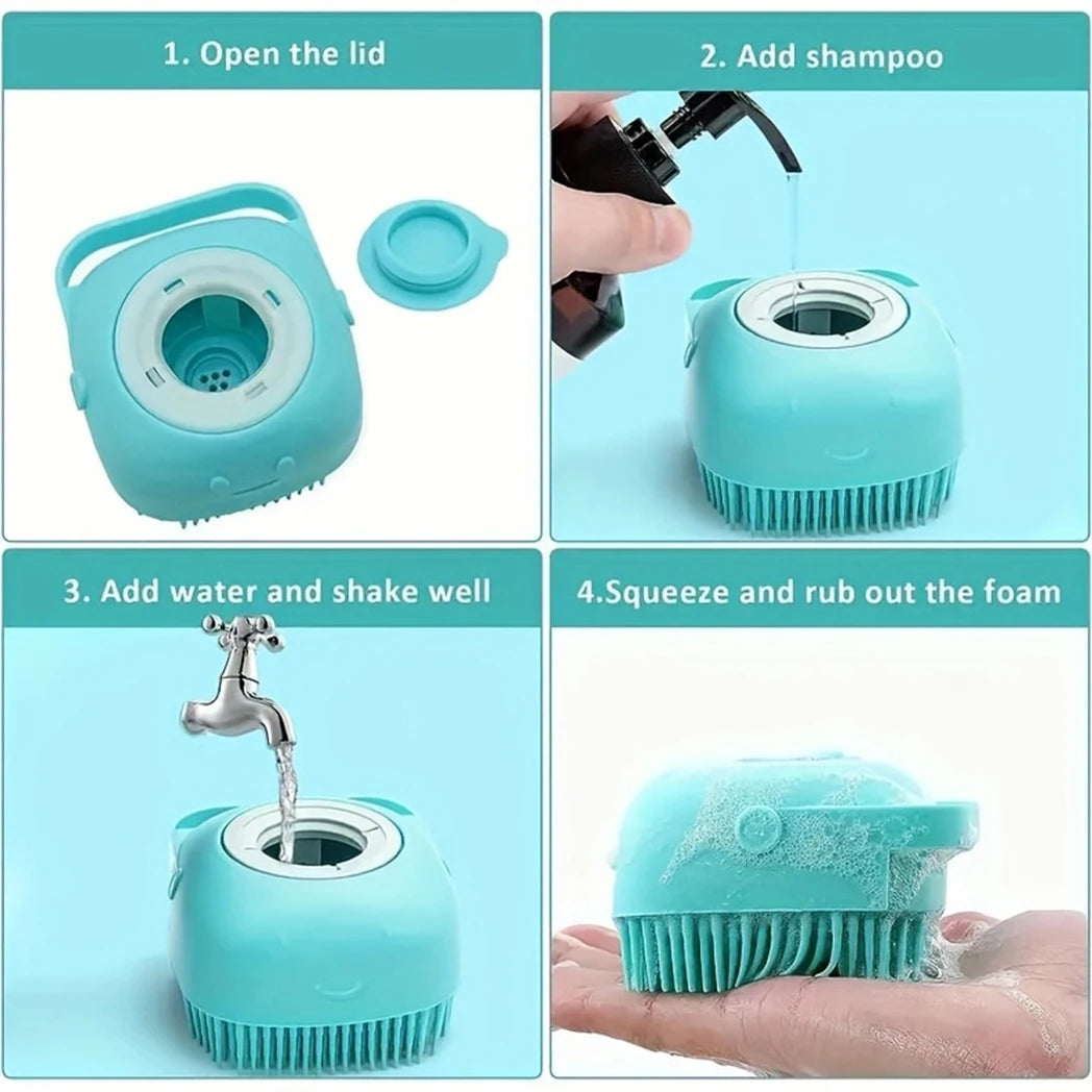 7 Pack Pet Grooming Set Hair Removal Comb Flea Comb Dog Brush