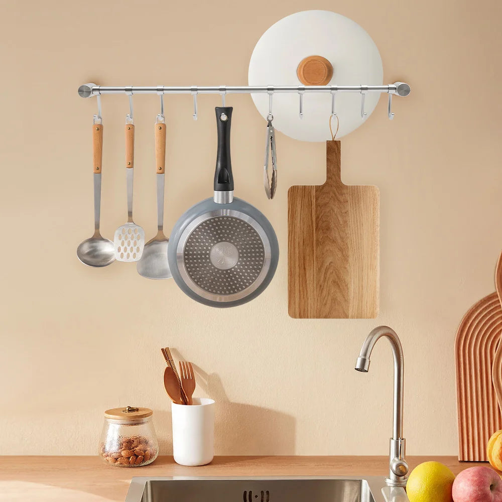 Bymaocar 20 Inch Utensil Rack Wall Mount Kitchen Hanger