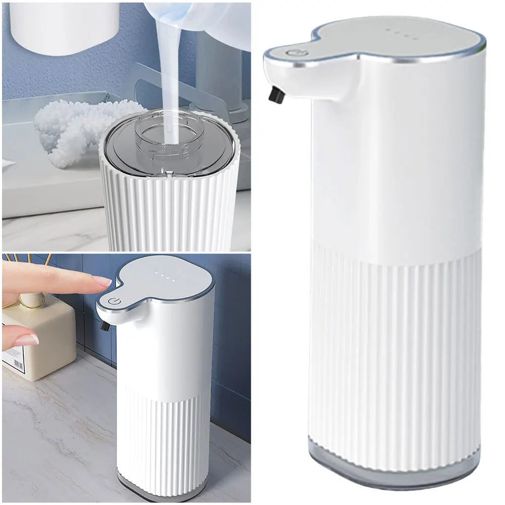 Automatic Soap Dispenser Wall Mount USB Rechargeable Hands Free