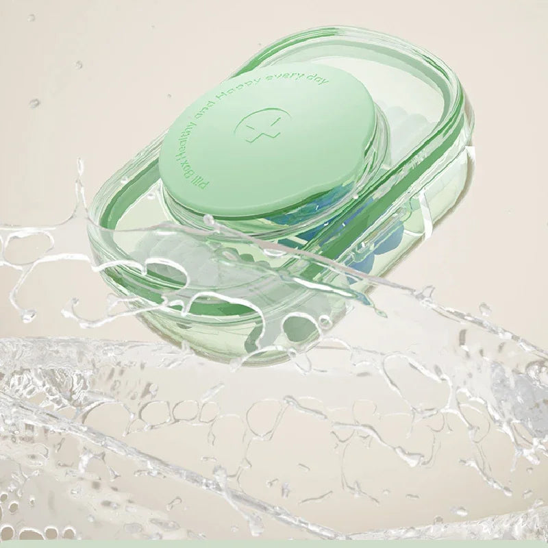 Hign-concerned Seven-Day Pill Organizer with Large Capacity Portable Case