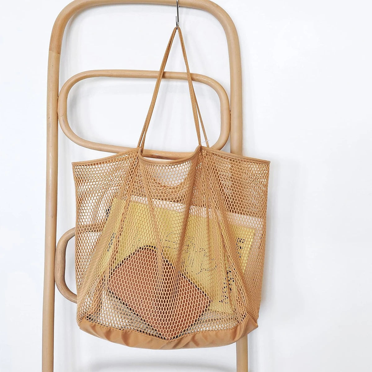 Mesh Beach Tote For Women Bag And Swimwear Organizer
