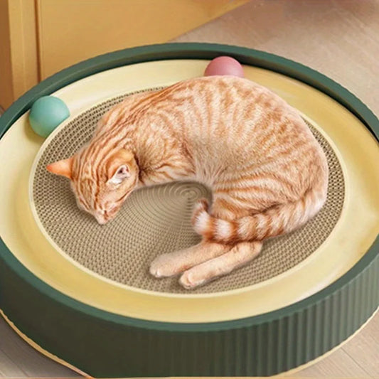 All-in-one Toy Cat Nest Wear-resistant and Non-dandruff Multifunctional Cat Scratch Nest Is Suitable for Medium and Large Cats