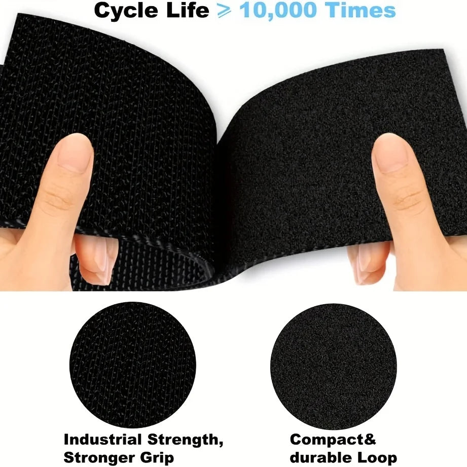 Feature Heavy Duty Storage Straps Reusable Extension Cord Organizer Cable Ties Hose Holder Garage