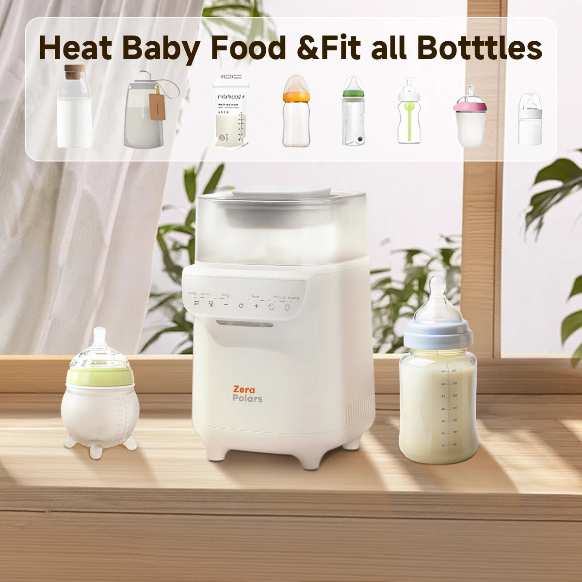 Hign-concerned Baby Bottle Warmer With Timer Freezing Function
