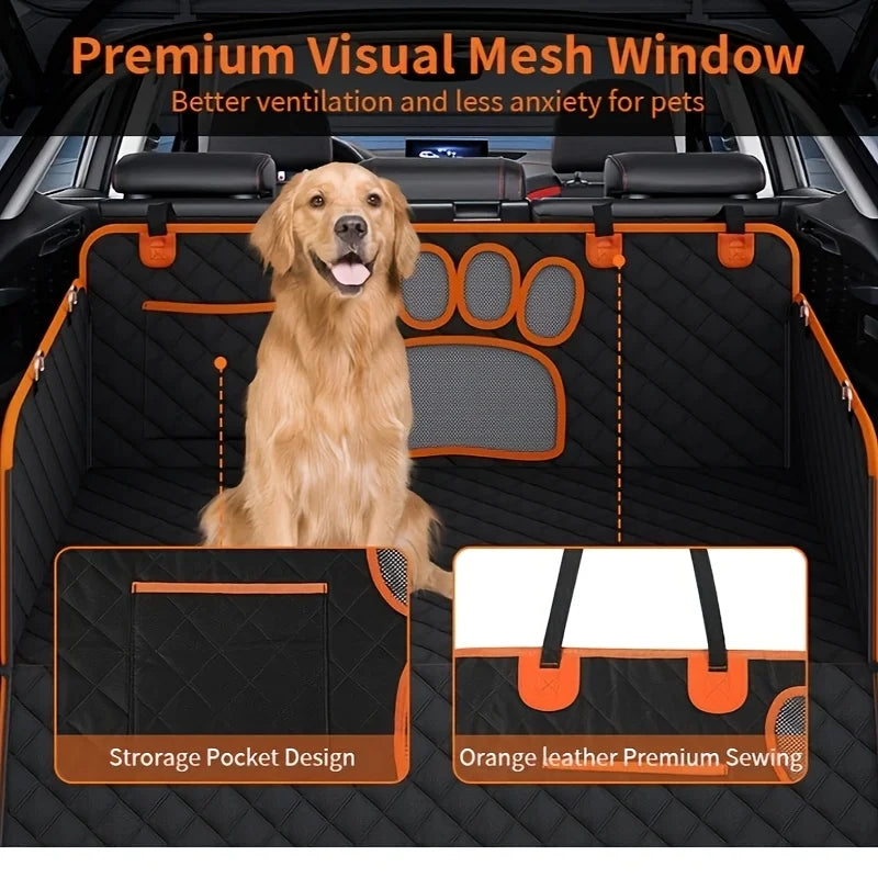 Dog Seat Cover Hammock For Cars Anti Slip Scratch Resistant