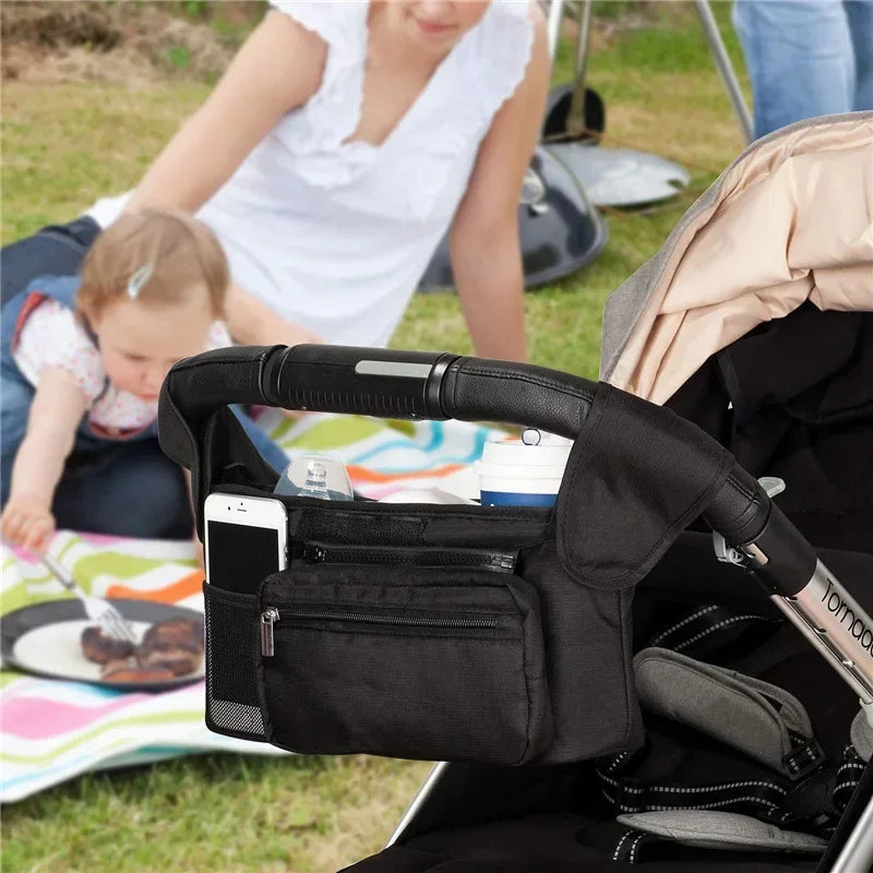 Large Capacity Baby Stroller Storage Bag Hanging Organizer