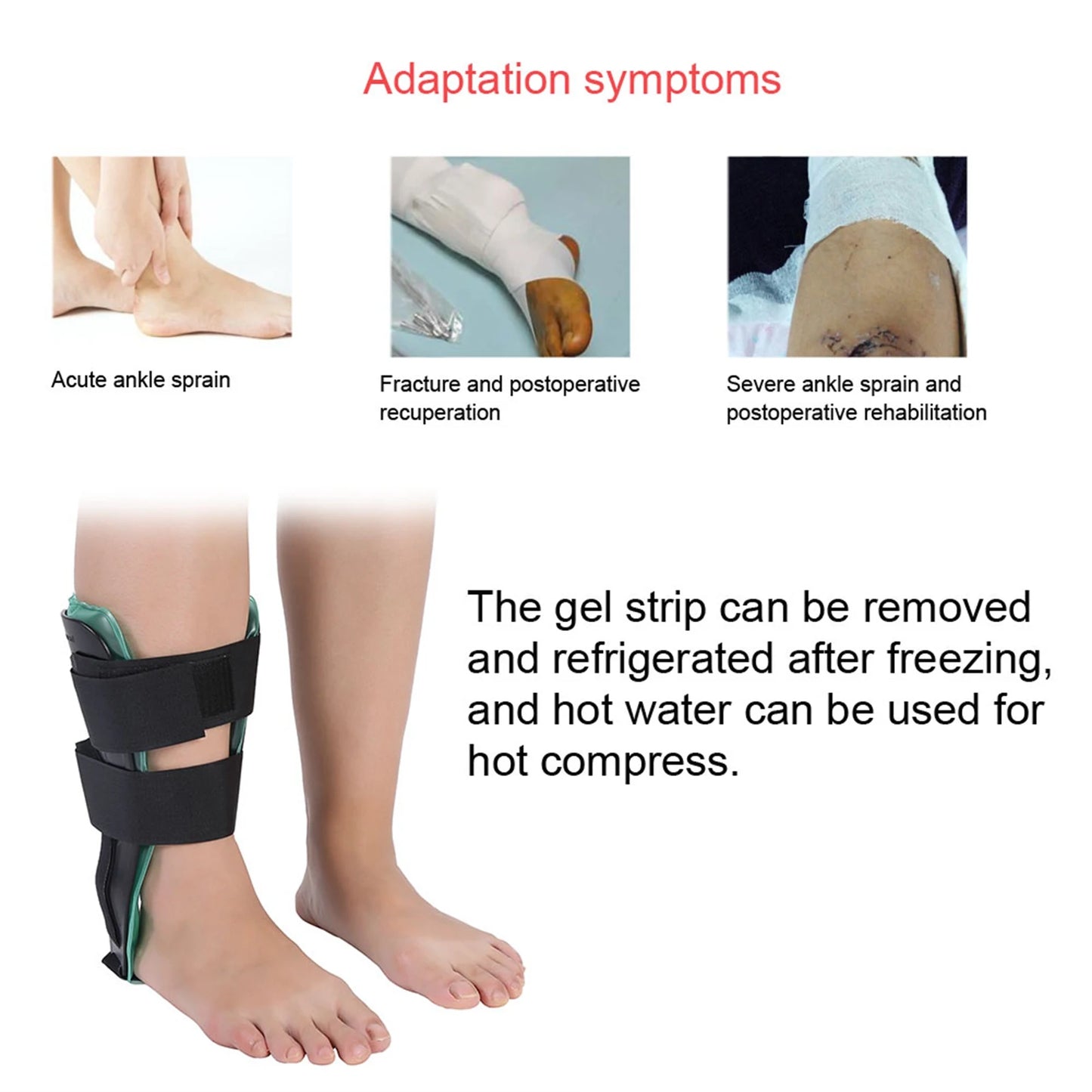 Ankle Foot Correction Adjustable Orthosis Ankle Foot Drop Postural Corrector Brace Support Splint Tool