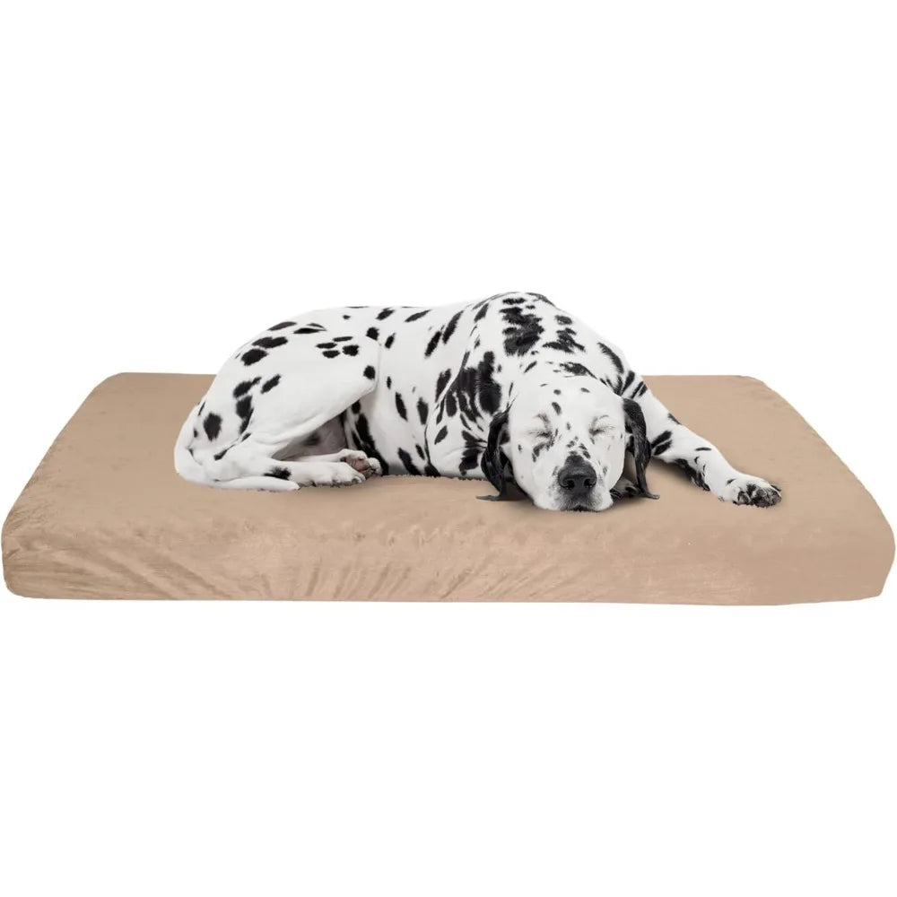 Orthopedic Two-Layer Memory Foam Dog Bed With Washable Cover