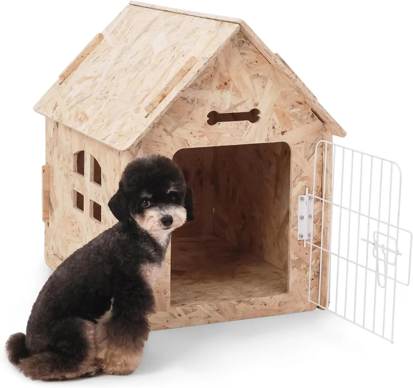 High Concerned Indoor Dog House For Small Pets Cozy Wood