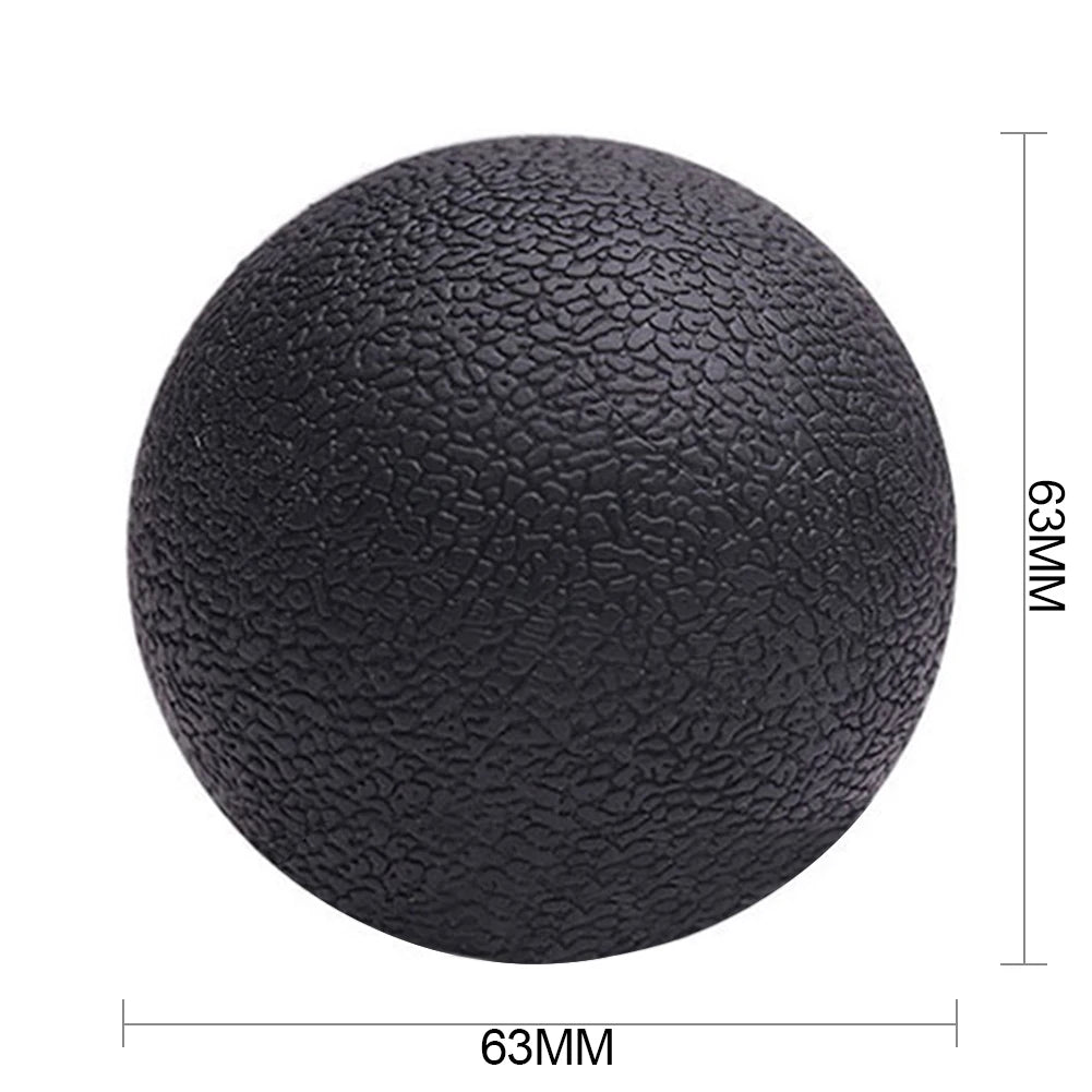 Massage Ball Muscle Relaxation TPE Lacrosse Ball for Sports Yoga Fitness and Therapy