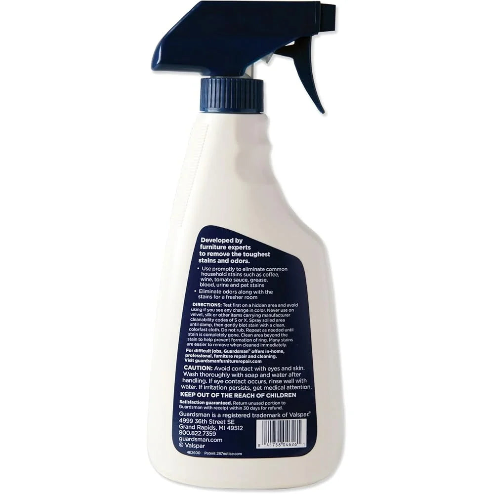 Stain Odor Eliminator Fabric Cleaner Spray Freshens Upholstery Rugs Car Coffee Scent 16 Oz Versatile Multi Surface Use