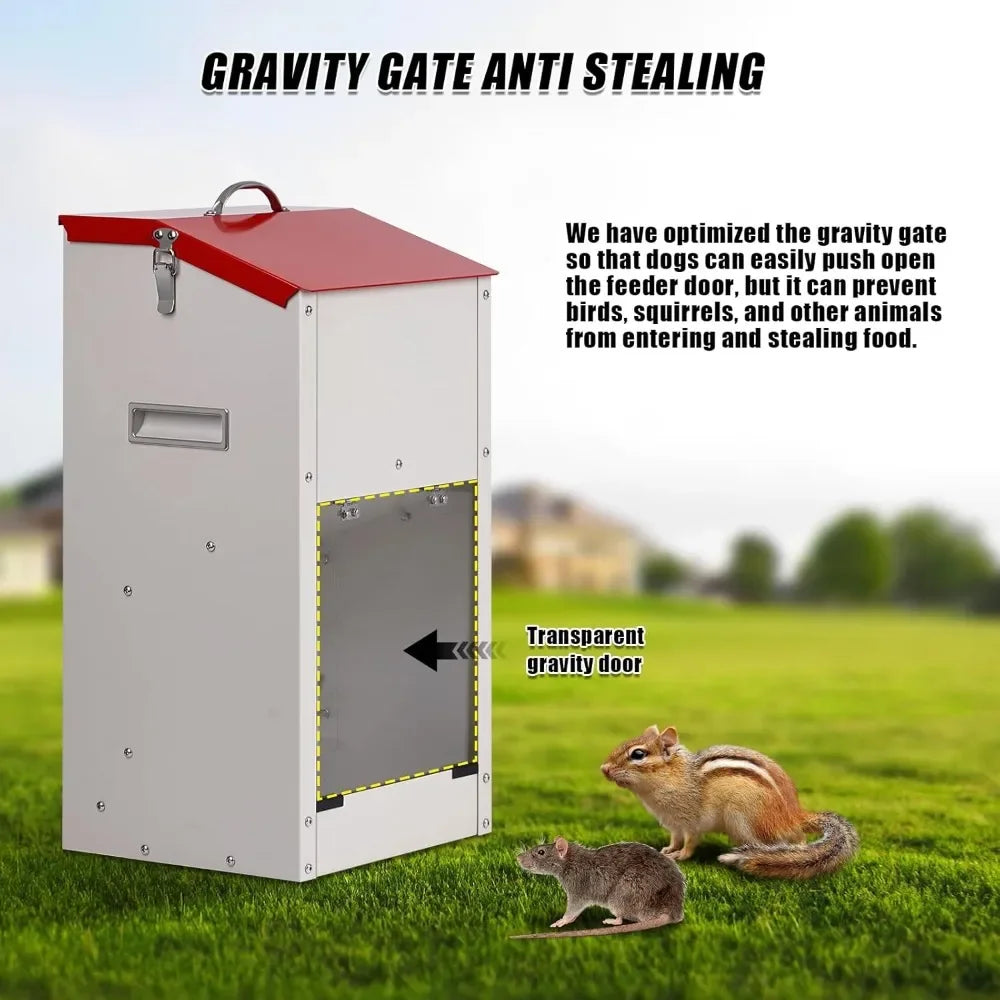 Automatic Dog Feeder for Large Breeds, 25lbs Capacity