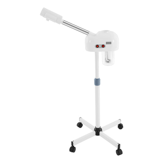 750ml Ozone Facial Steamer Height Adjustable 360 Degree Rotatable Movable Skin Care Equipment for Salon Beauty Spa White Black