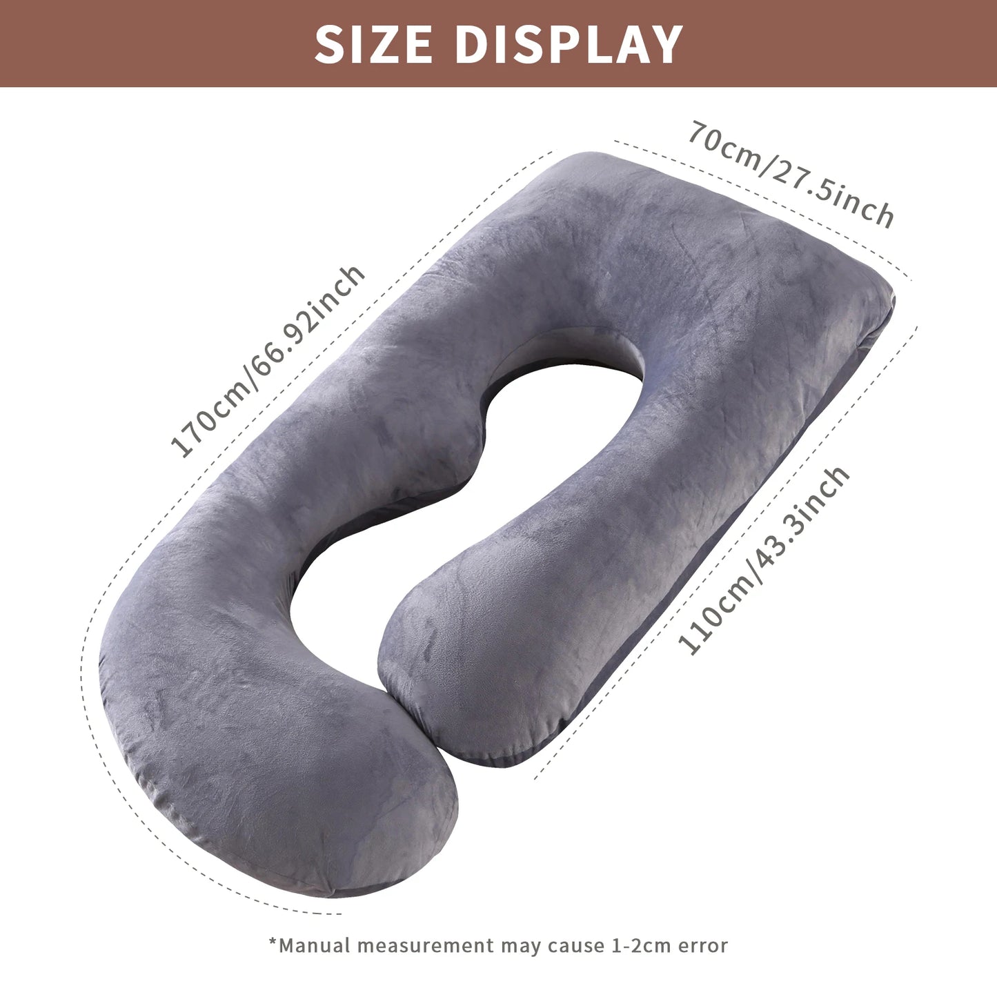 Pregnancy Pillows for Sleeping G Shaped Full Body Maternity Pillow with Removable Cover Support for Belly for Pregnant Women