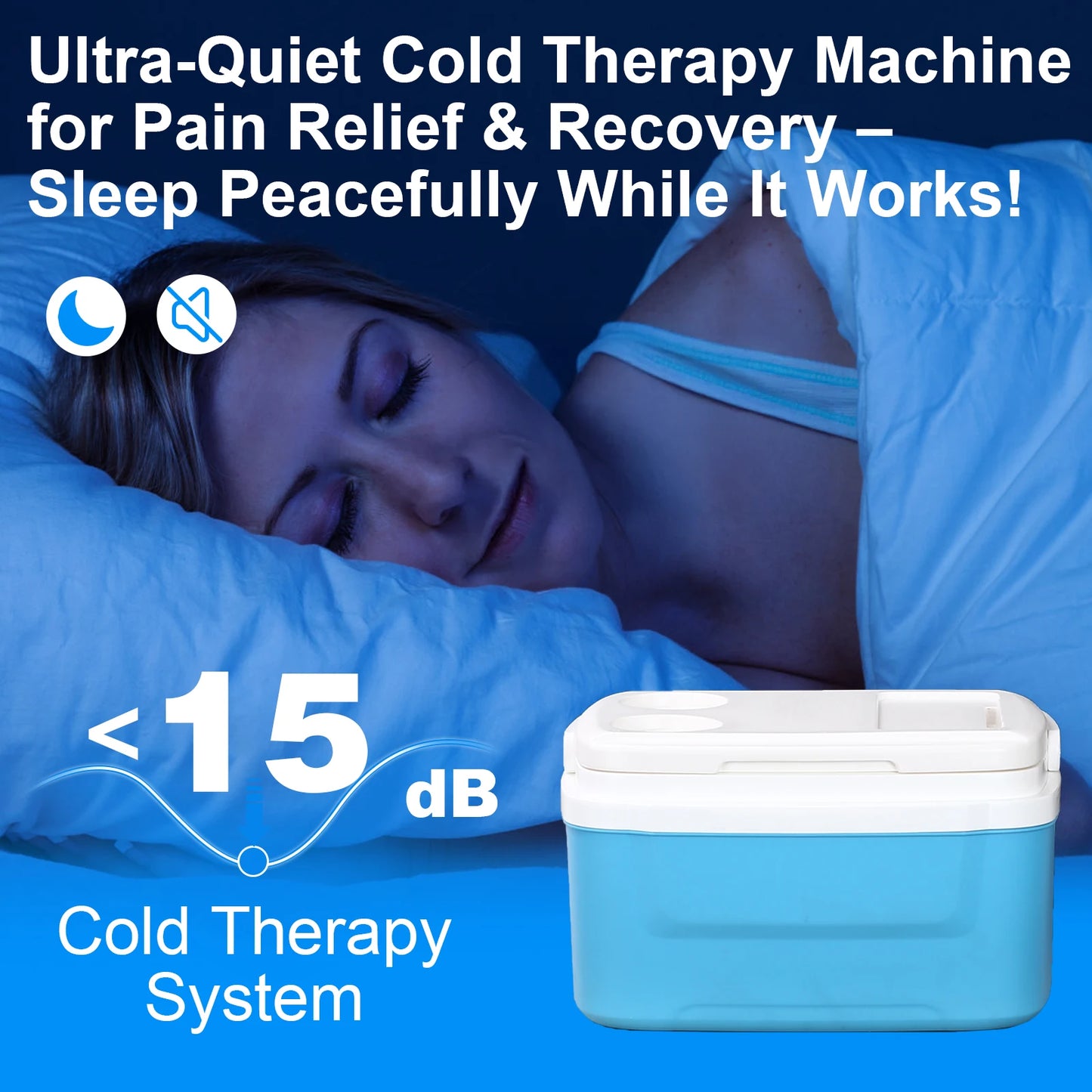 Ice Therapy Machine System for Knee Surgery Recovery Cold Therapy Unit for Pain Relief