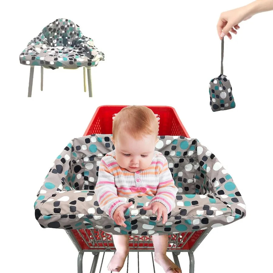 2in1 Baby Shopping Cart Cover With High Chair Protection