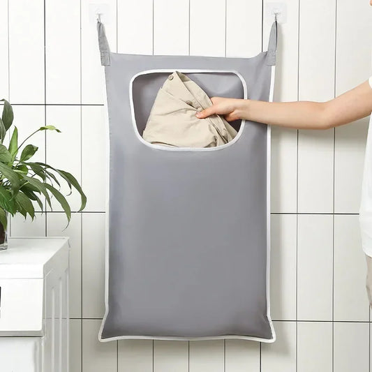 Over The Door Hanging Laundry Basket Wall Mounted Storage