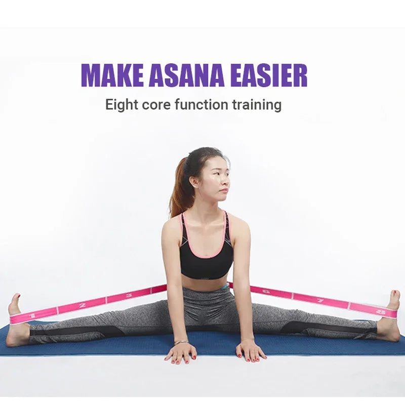 Guangdong Elastic Yoga Resistance Bands Multi Section Set