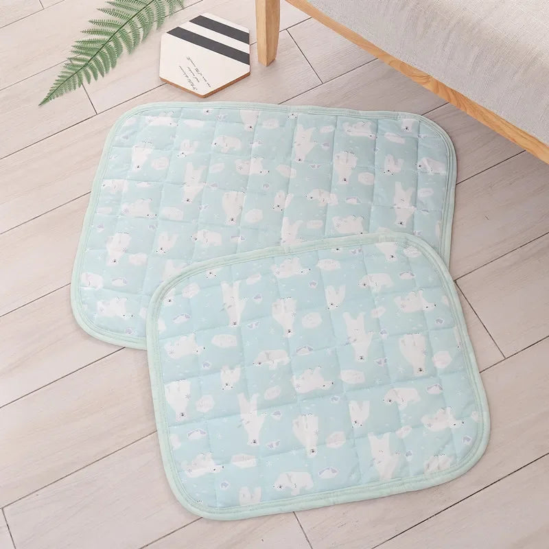 CN Summer Pet Cooling Mat Breathable Washable Dog Bed Cushion