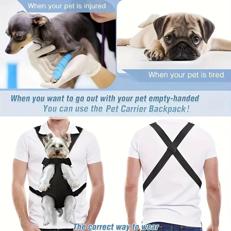 Portable Breathable Small Dog Carrier Backpack For Travel