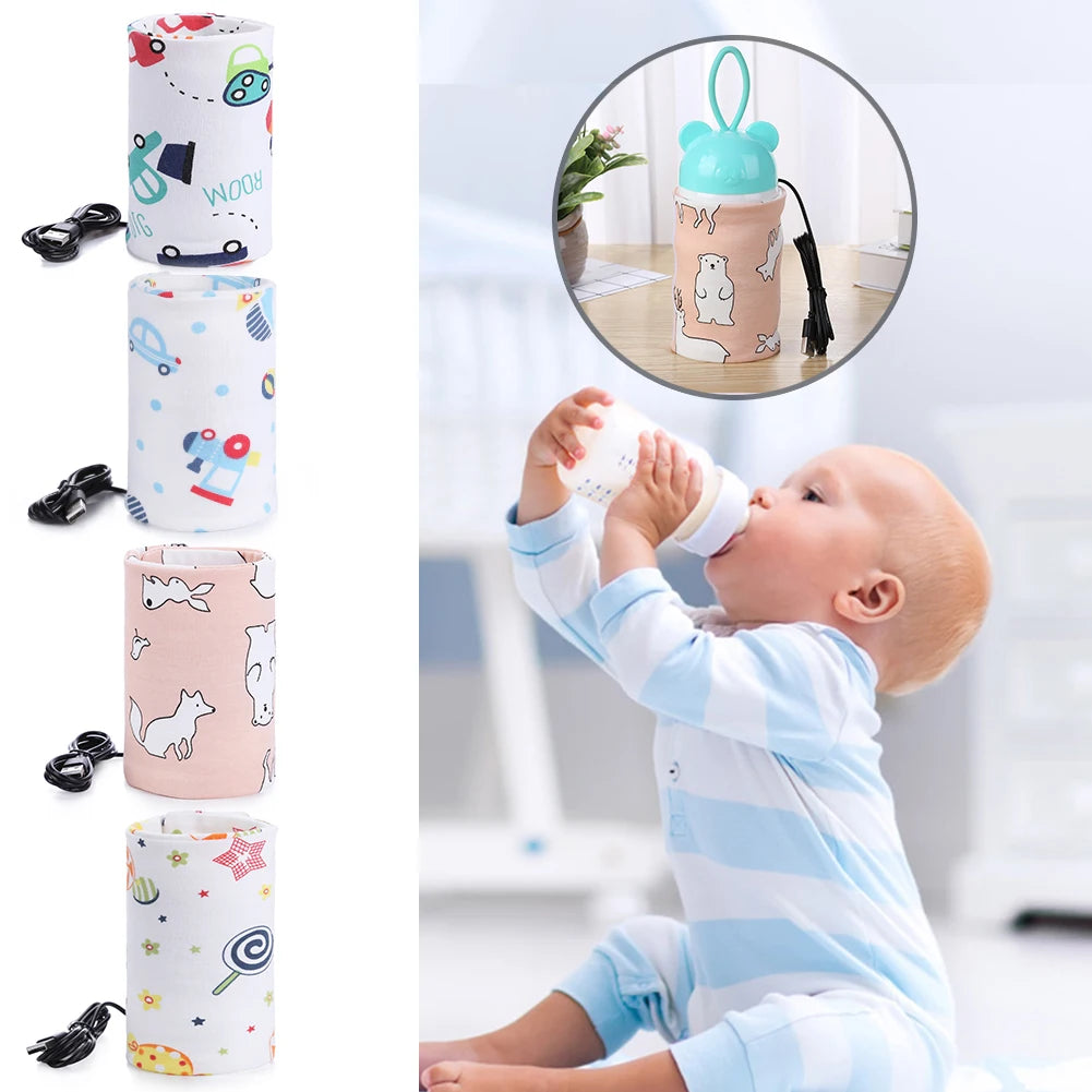 Fashion Baby Milk Heater Infant Feeding Bottle Warmer Environmental Protection Non Toxic Protective Sleeve Thermal Bag