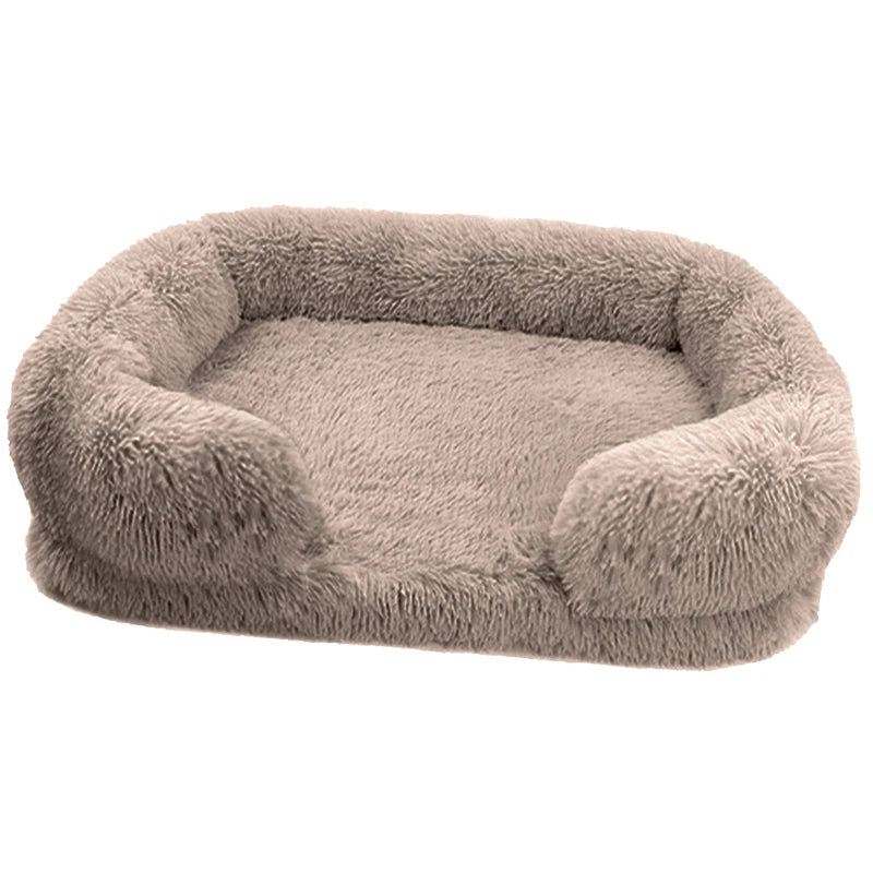 Jiangsu Thickened Orthopedic Dog Bed With Egg Sponge And Easy To Remove Washable Plush Cover