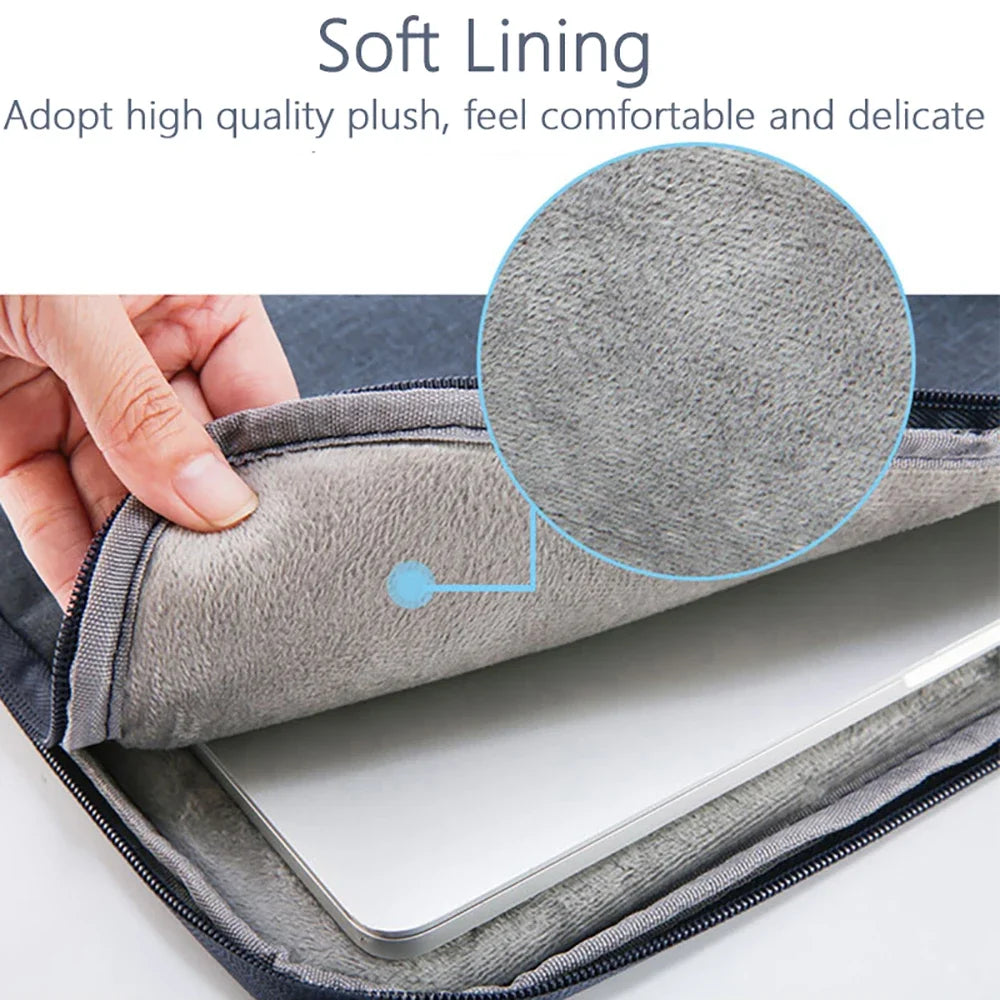 Portable Laptop Sleeve Bag Soft Cover 11 To 16 Inch MacBook