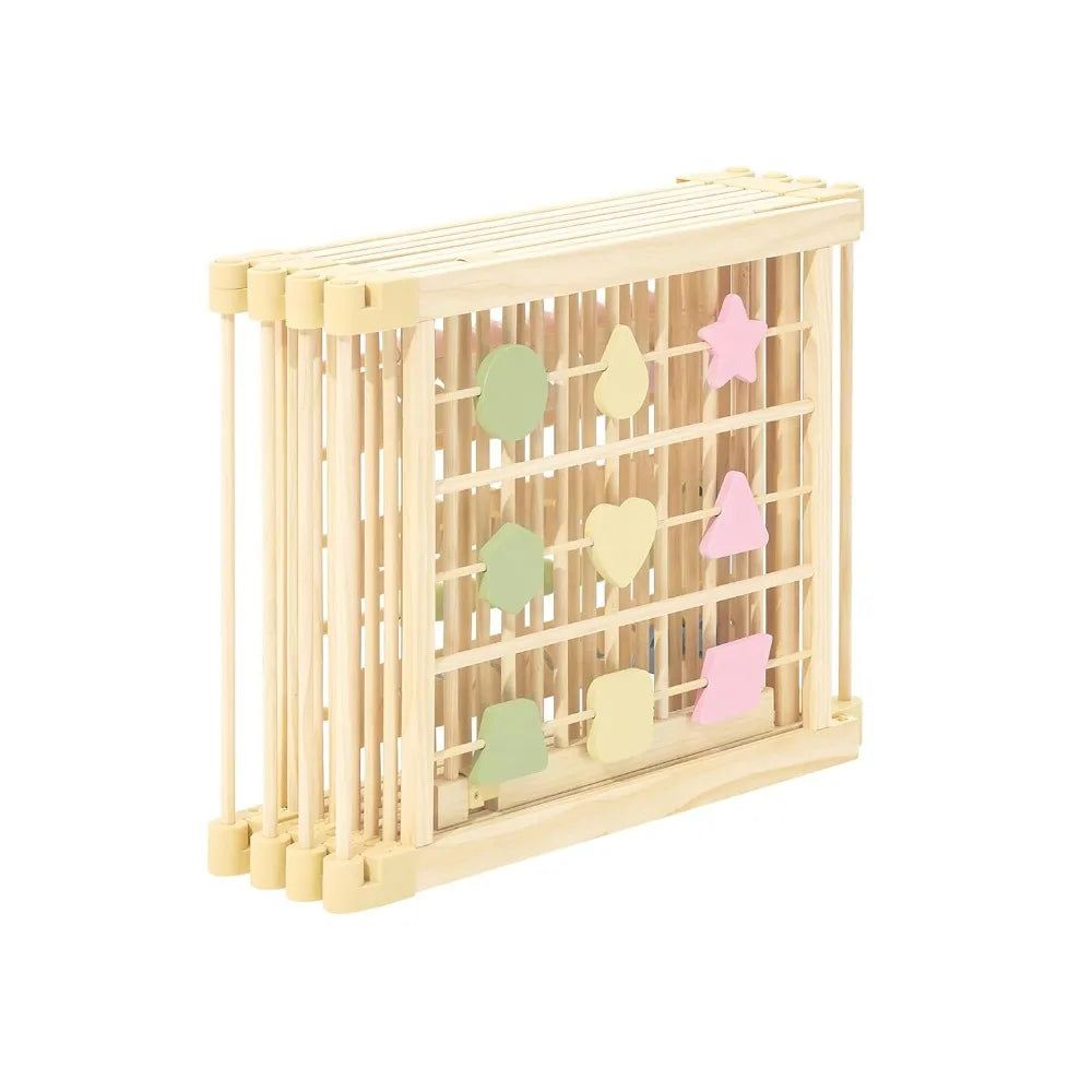 New Upgrade Wooden Playpen Extra Large for Toddlers and Babies Foldable Expandable Adjustable 8 to 10 Panels