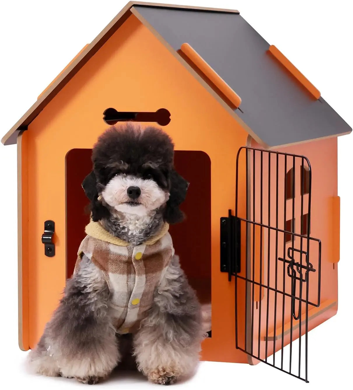 High Concerned Indoor Dog House For Small Pets Cozy Wood