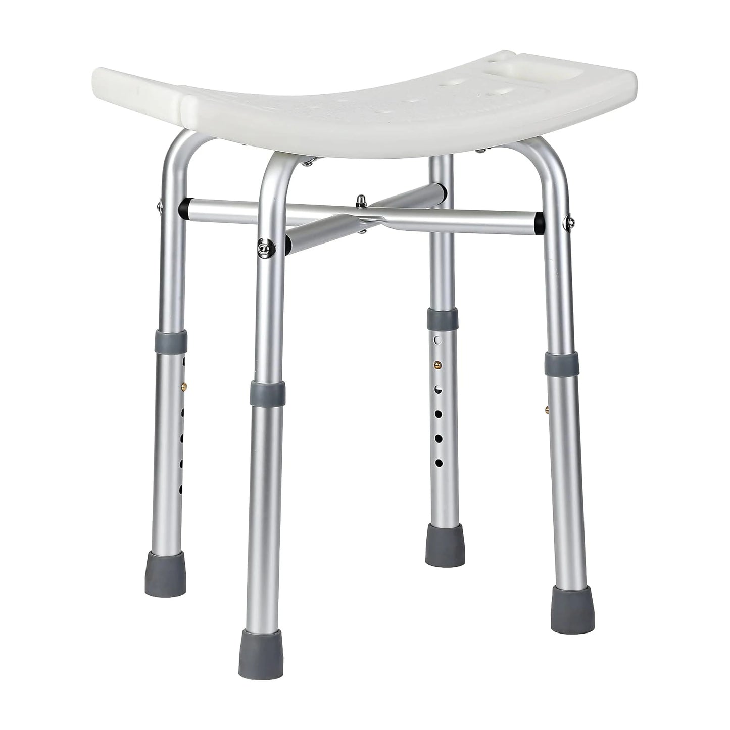 HiMISSH Shower Bench Chair With Adjustable Height And Anti Slip