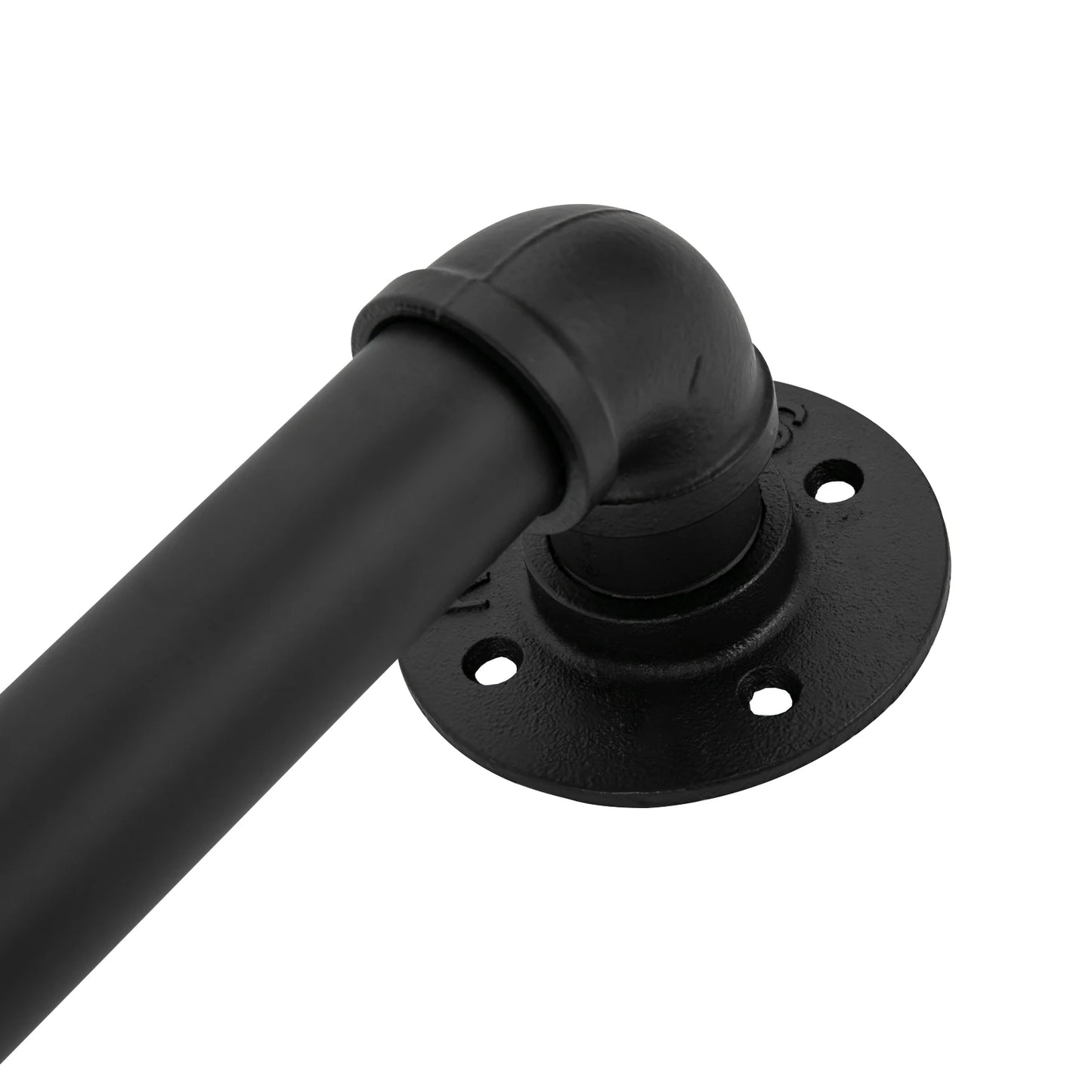 7ft Two Stage Metal Staircase Handrail Black Cast Iron