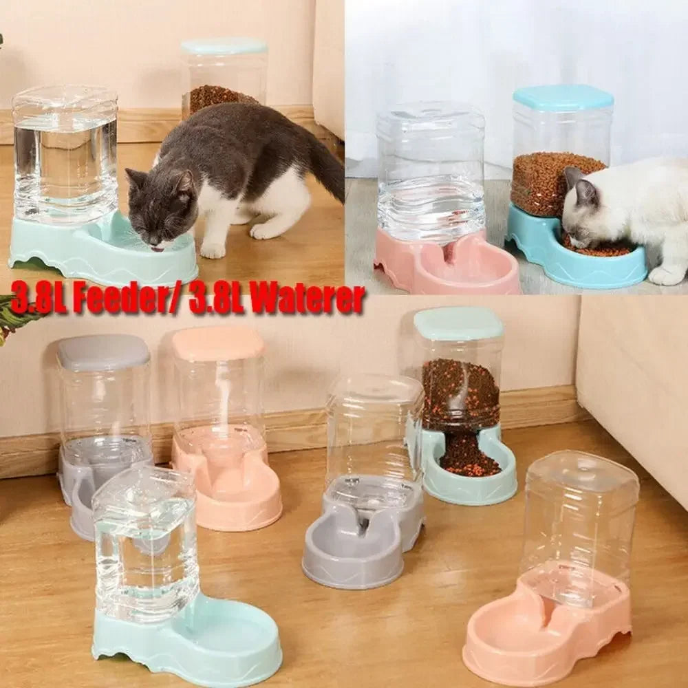 High-concerned Pet Water Fountain and Feeder for Cats and Dogs