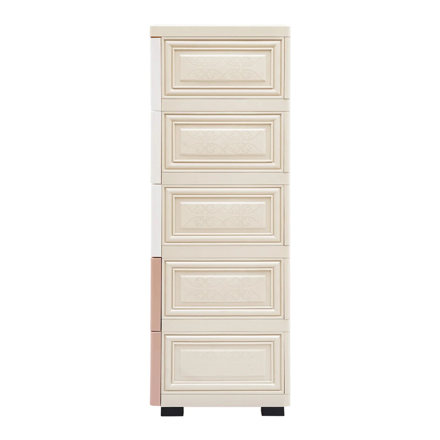 102cm 5 Layer Rolling Storage Cabinet Locks And Drawers