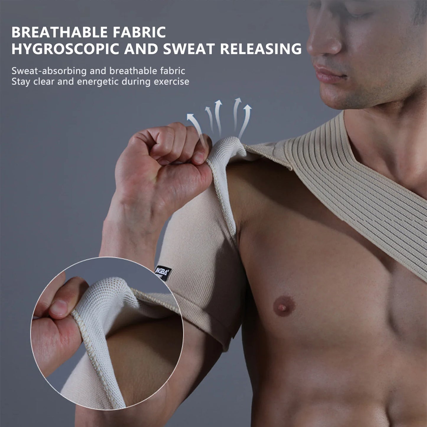 Shoulder Dislocated Shoulder Brace Adjustable Pressure Support for Torn Rotator Cuff Sports Accessories
