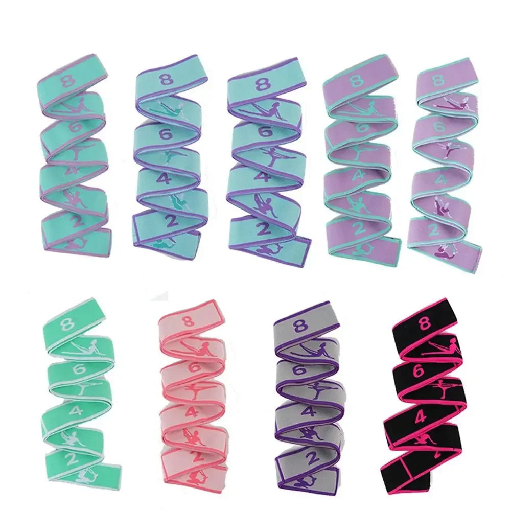 Yoga Stretching Belt Resistance Bands For Home Pilates