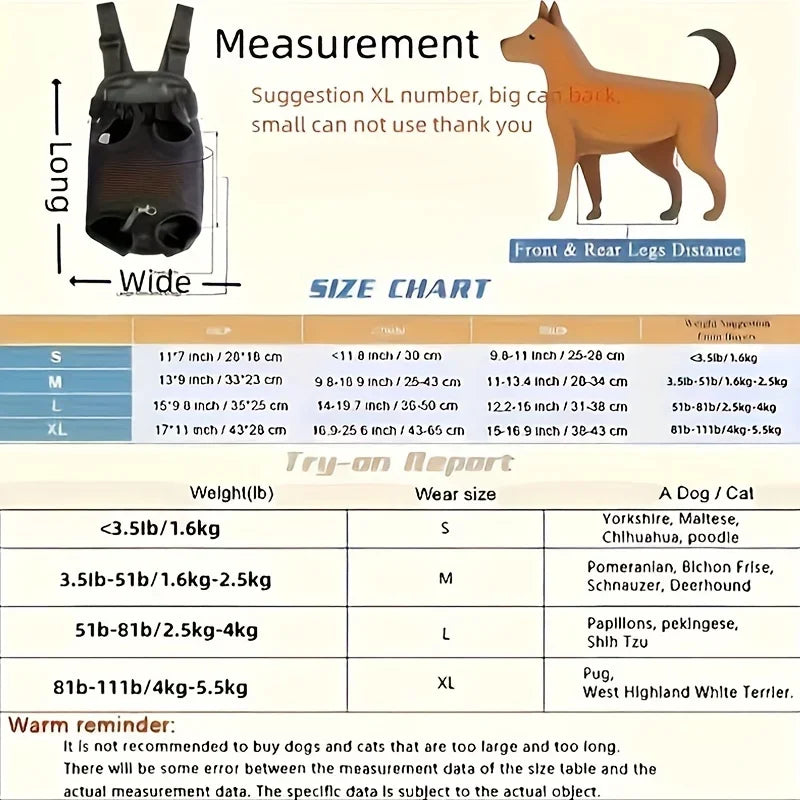 Portable Breathable Small Dog Carrier Backpack For Travel
