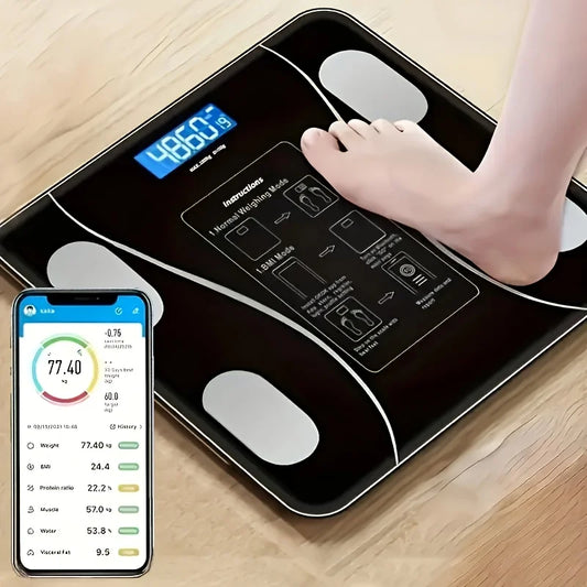 Intelligent Digital Body Scale With Backlit LED Display Weighs Up To 400 Pounds Ideal For Weight Management And Fitness