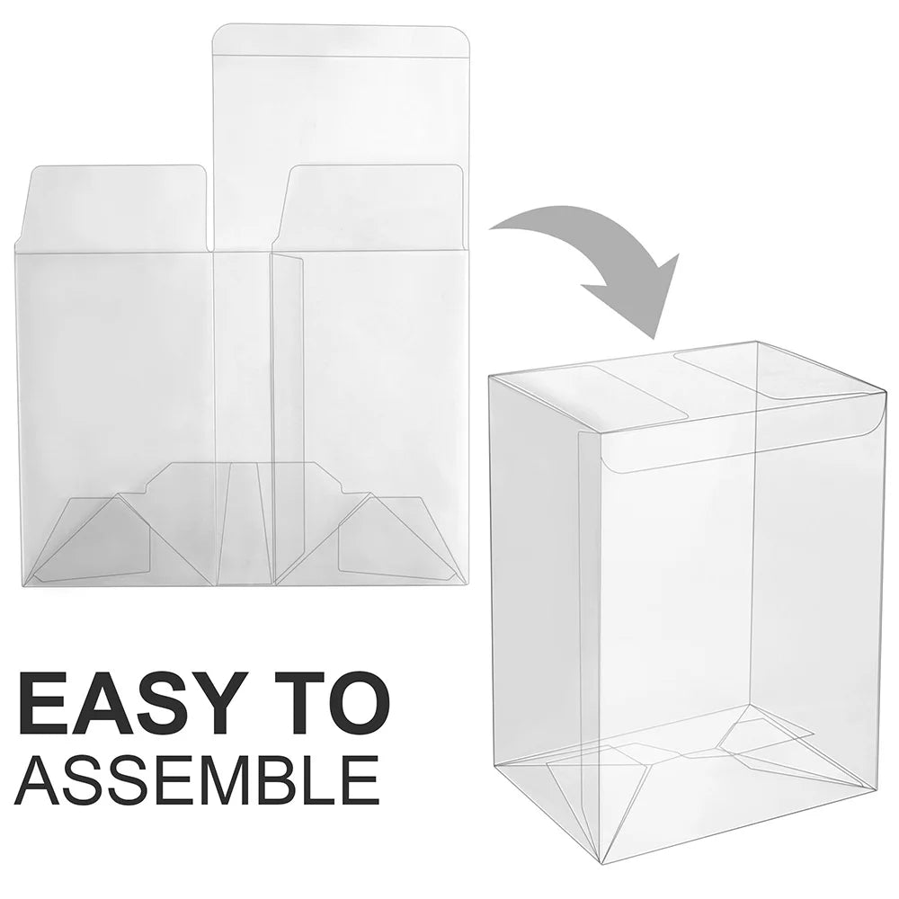50 Pack Clear Protective Boxes For 4 Inch Funko Pop Figures
