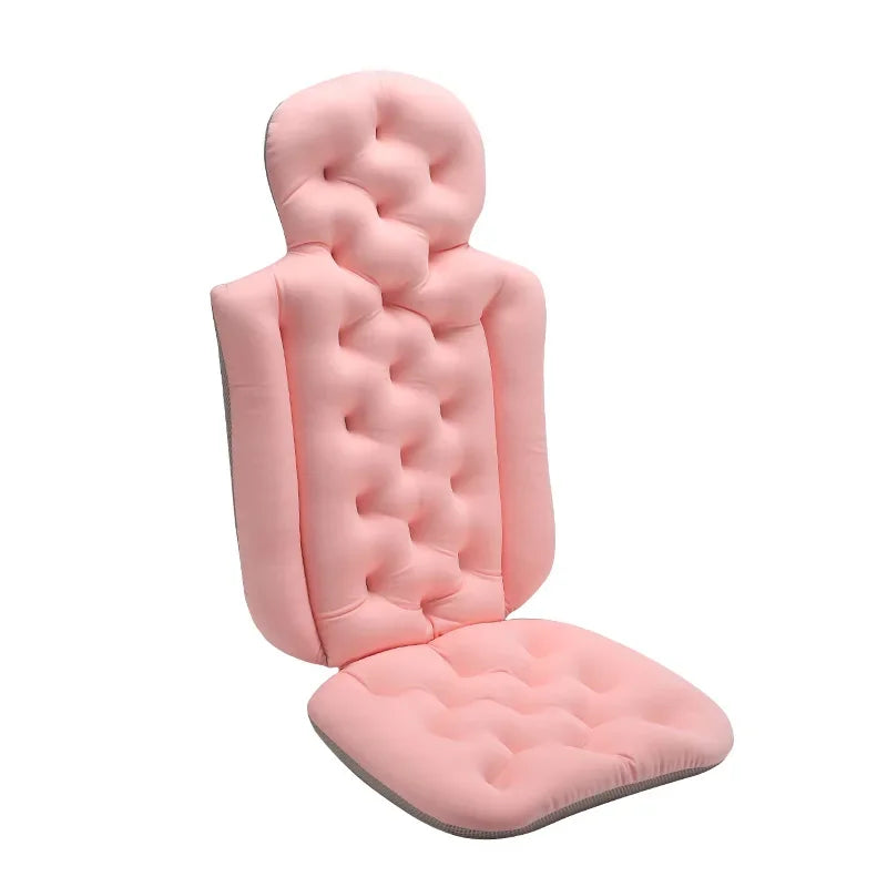 Bath Pillow Full Body Spa Cushion Non Slip Folding Bath Mat