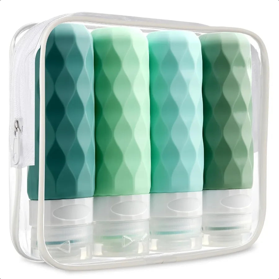 Travel Bottles for Toiletries TSA Approved 3oz Portable BPA Free Leak Proof Squeezable Travel Size Containers
