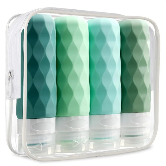 Travel Bottles for Toiletries TSA Approved 3oz Portable BPA Free Leak Proof Squeezable Travel Size Containers