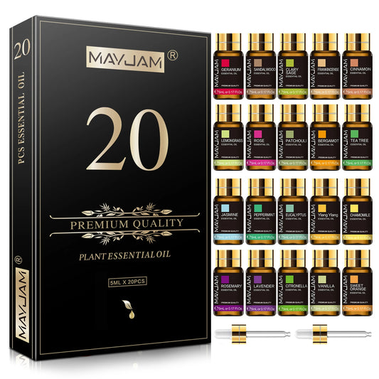 MAYJAM 20 Bottles Kit Lavender Jasmine Patchouli Vanilla