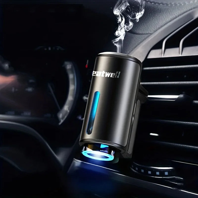 Smart Car Air Aromatherapy Diffuser Fragrance Car Air Fresheners with Six Adjustable Settings Humidifier Essential Oil Diffuser