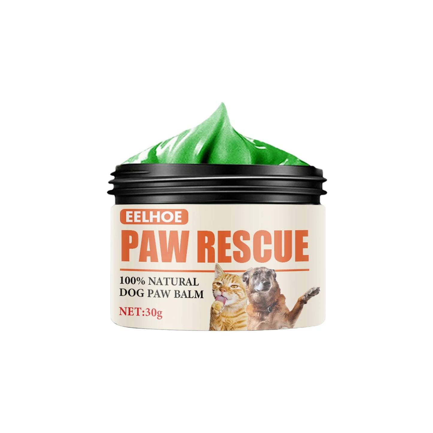 Pet Paw Cream 30g Moisturizing and Nourishing Ointment for Dog and Cat Chapped Paws with Natural Ingredients