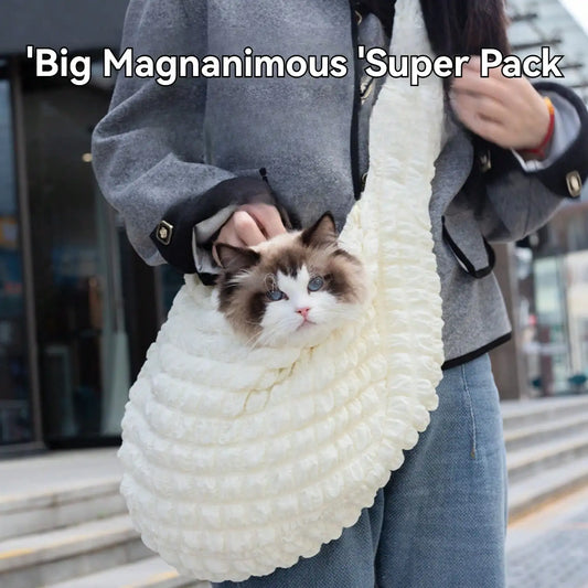 Pet Outing Portable Dog Backpack Breathable Body Fixing Bag for Small Dogs Daily Walking Travel Outdoor