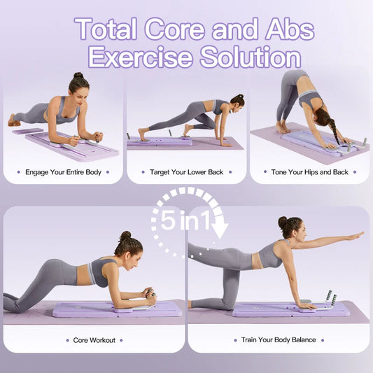 Versatile Ab Exercise Board Home Pilates Reformer Core