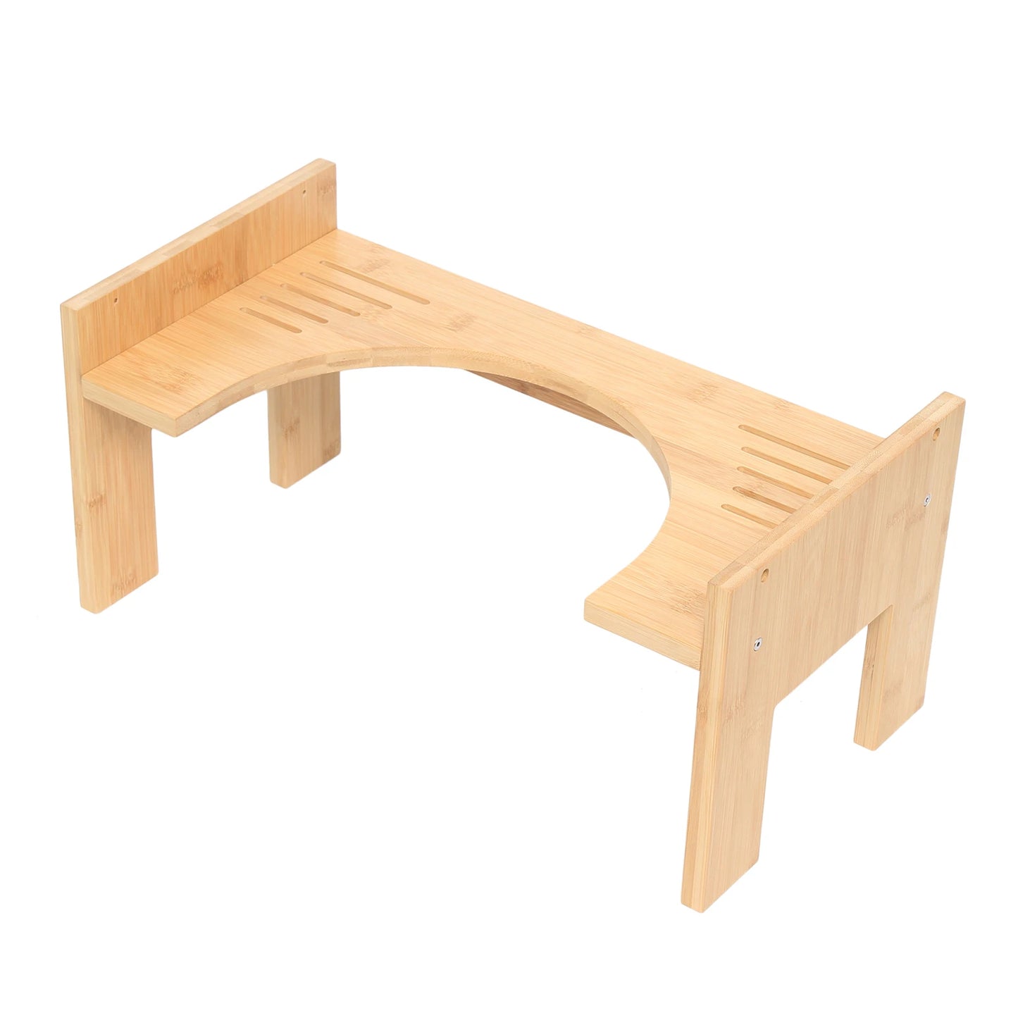 Shandong Bamboo Adjustable Toilet Stool For Adults And Kids