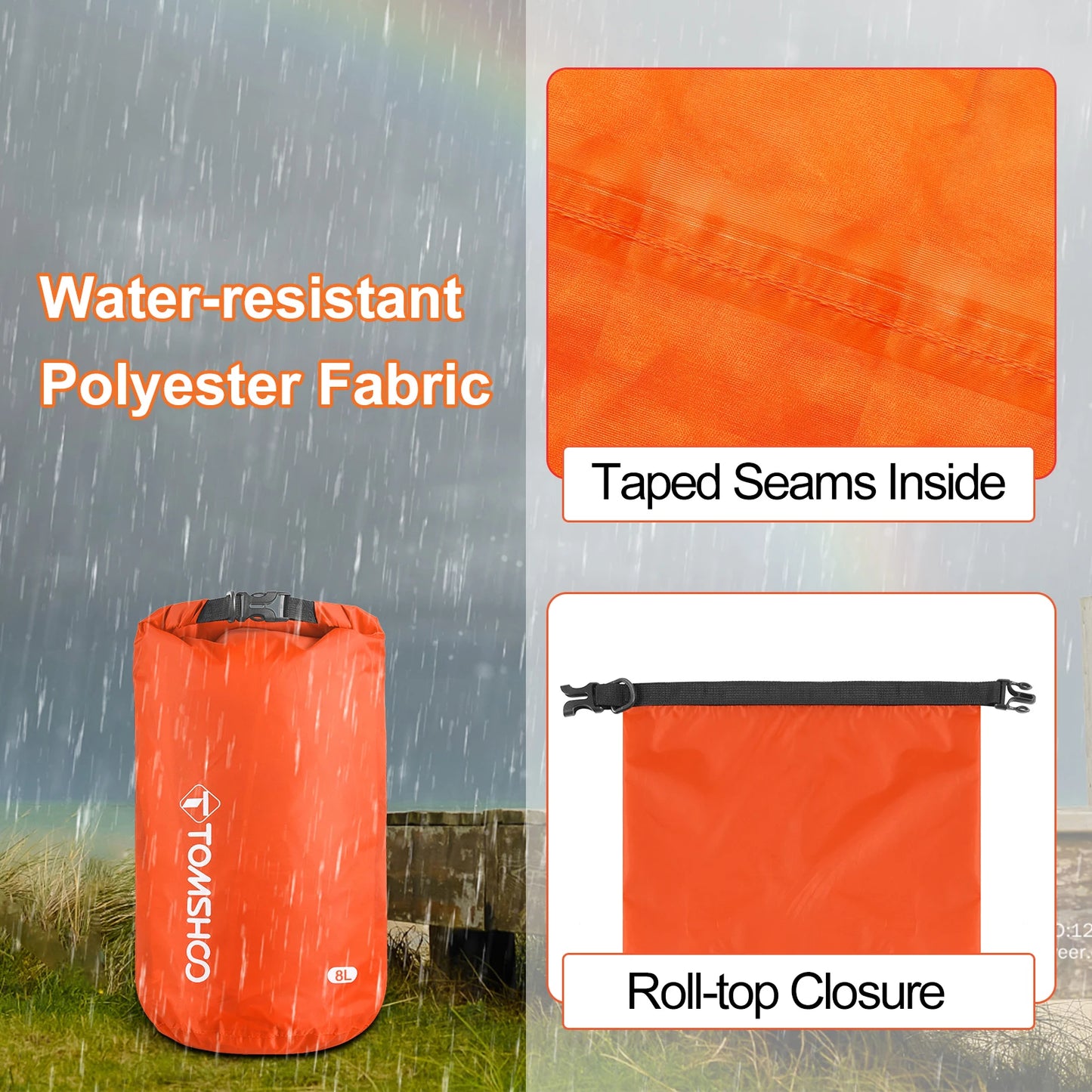 Waterproof Dry Sack For Outdoor Activities Rafting Boating